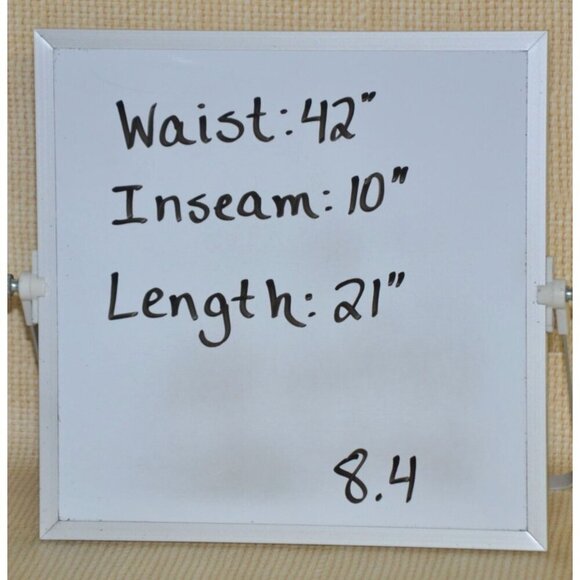 Three Sixty Six Men's Brown Knee Length Golf Shorts Size 44 Elastic Waist - Picture 7 of 7